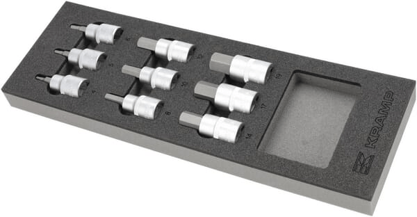 Outils - Outils divers - Jeu de douilles hexagonales 1/2" 9 pièces