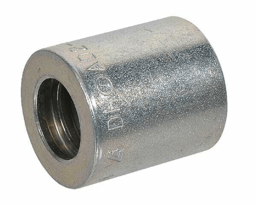 Pièces agricoles - Hydraulique - Jupe à sertir Ø27x29,7mm DN10 acier / zingué Alfagomma