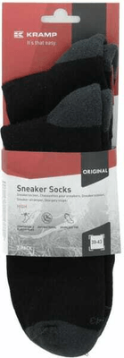 Vêtements et protections - Vêtement  - Chaussettes de sport hautes UK: 6-8 (39-43) noires, 2 paires