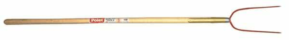 Fourche à foin 2 dents 280x150 avec manche