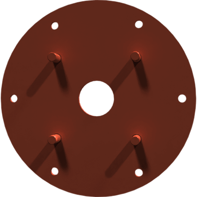 Pièces agricoles - Pièce divers - couvercle de roulement peint