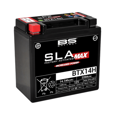 Pièces Quad & Motos - Electrique - Batterie BS BATTERY SLA Max sans entretien activé usine - BTX14H