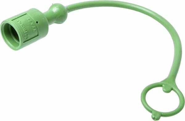 Pièces agricoles - Hydraulique - Bouchon vert pour mâle ANV 3/8