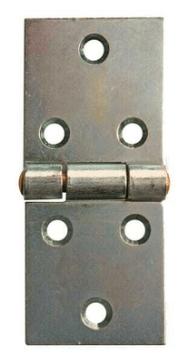 Pièces agricoles - Fasteners - Charnière plate inox 38x88