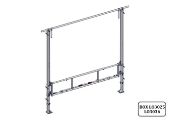 Materiels - Accessoires 200Kg-300Kg - SEPARATION DE LOGETTE RELEVABLE II EN 2.34M/3.50M