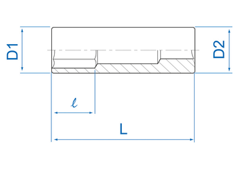Outils - Outils divers - Douille longue 1/4" 1/2"