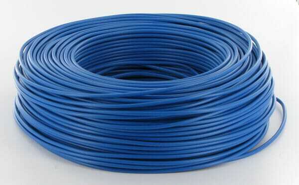 Pièces agricoles - Electricité - Conducteur PVC bleu 2,5 mm²