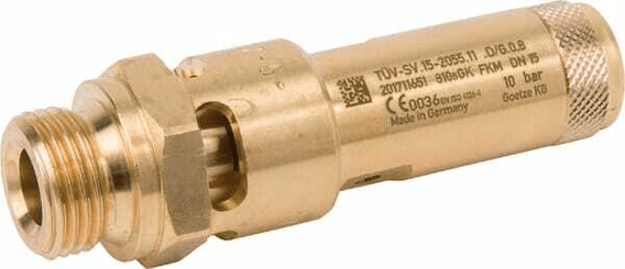 Pièces agricoles - Pièce pneumatique - Soupape sécurité 1/2"CE 10 bar