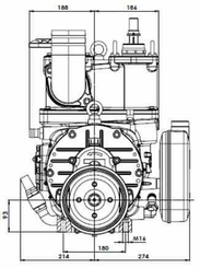 Pièces agricoles - Fertilisation & Lisier - Entraînement hydraulique de pompe à vide 13520 l/min avec lubrification automatique et Ballast B.P.