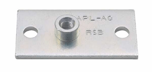 Pièces agricoles - Hydraulique - Plaque a visser simple