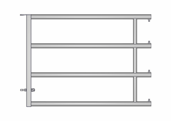 Materiels - Cage de contention - PACK DE 12 ARRIERES EX4 2/3M L.1.50M