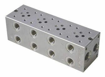 Pièces agricoles - Hydraulique - Base MRA3-4-G-Z NG6 ALU