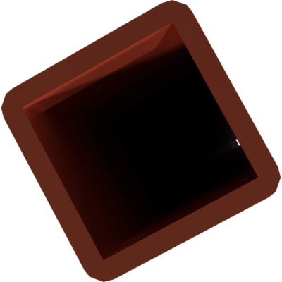 Pièces agricoles - Pièce divers - tube carré f. herse 3453mm -peint-