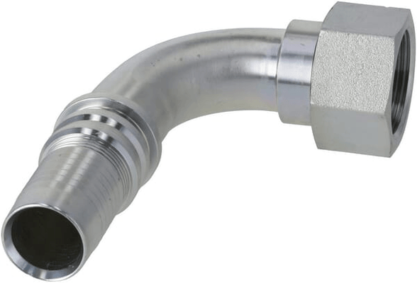 Pièces agricoles - Hydraulique - Raccord à sertir 4SH-DN32-1,1/4" BSP-90°