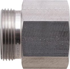 Pièces agricoles - Hydraulique - Raccord à filetage femelle 28L x 1" BSP SS