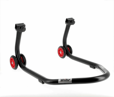 Pièces Quad & Motos - Transport - Garage - Paddock - Béquille arrière BIHR Home Track supports en "V" noir mat roues rouge