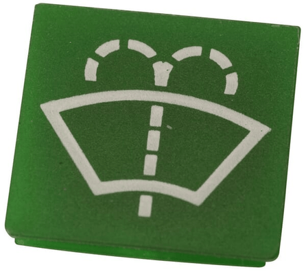 Pièces agricoles - Eclairage - Symbole lave-glace pour fenêtre vert SWF