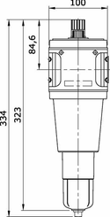 Pièces agricoles - Pièce pneumatique - Lubrificateur d'air comp. 3/4"