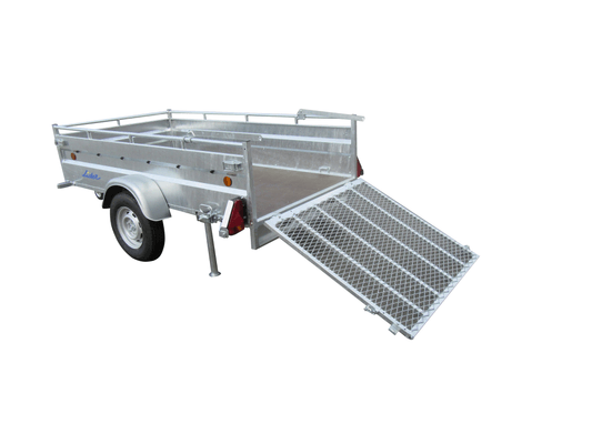 Materiels - Remorque voiture - ROBUST 253x134x50 1 essieu freiné PTAC : 1300 kg