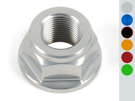 Pièces Quad & Motos - Pièces communes - Écrou d'axe de bras oscillant/de roue arrière LIGHTECH M18x1,5 alu noir