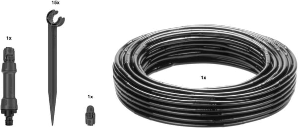 Pièces agricoles - Hydraulique - Kit d'irrigation Micro-Goutte (25m)