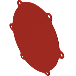 Pièces agricoles - Pièce divers - plaque de recouvrement peinte. -