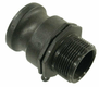 Camlock Type F 1-1/2" filetage mâle 1-1/4" polypropylène