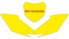 Fonds de plaque BLACKBIRD rouge Honda CRF250R/450R