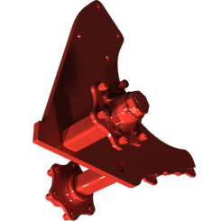 Pièces agricoles - Pièce divers - Cadre de roue gauche soudé -peint-