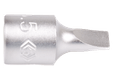 CHROME Douille tournevis monobloc 1/4 à fente 0,6x3,5