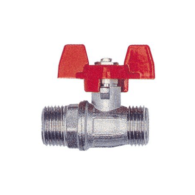 Pièces agricoles - Hydraulique - VANNE BILLE 2V LAITON M3/8"-M1/2"