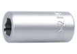 Blister adaptateur embout 1/4" magnétique