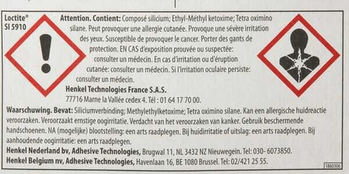 Chimie - Chimie divers - Silicone noir SI5910 - 40ml