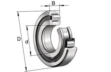 Pièces agricoles - Roulements - Roulement à rouleaux cylindriques 65x140x33mm INA/FAG
