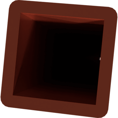 Pièces agricoles - Pièce divers - tube carré f. herse 3496mm -peint-