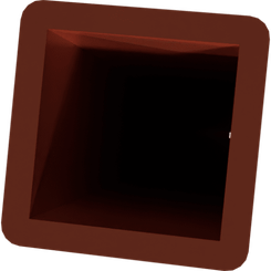 Pièces agricoles - Pièce divers - tube carré f. herse 3496mm -peint-