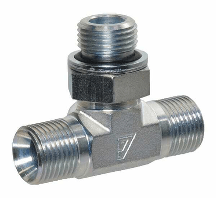 Pièces agricoles - Hydraulique - Racc. en L régl. male 1/2" BSP