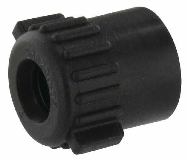 1000x Capuchons à Visser 8mm, Polypropylène, Noir, Sans Trou