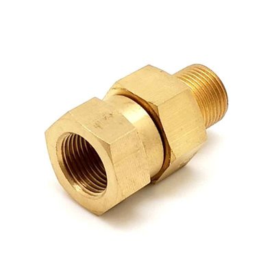 Pièces agricoles - Pièce divers - Raccord tournant filetage FG 3/8 - MG 1/4 250 Bars 160°C laiton