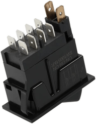 Pièces agricoles - Eclairage - Interrupteur à bascule, I-0-II, on-on-on, 12V, 8 broches, sensibilité de transmission, réglage double pas à pas