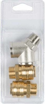 Pièces agricoles - Pièce pneumatique - Raccord rapide Euro 2 voies 1/2" (1)