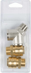 Pièces agricoles - Pièce pneumatique - Raccord rapide Euro 2 voies 1/2" (1)