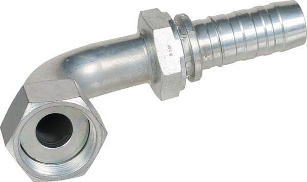 Pièces agricoles - Hydraulique - Racc. à sertir DN32-1"11/16SAE 90°