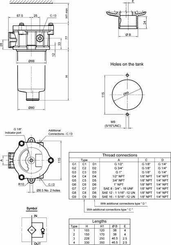 Pièces agricoles - Hydraulique - Filtre de retour 1"