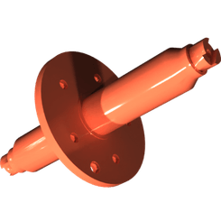 Pièces agricoles - Pièce divers - Essieu peint en noir