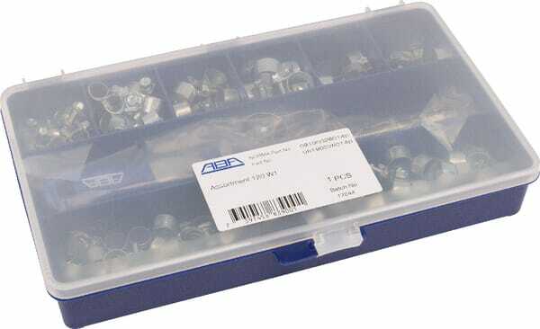 Pièces agricoles - Fasteners - Boîte assort coll serrage MSZP