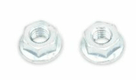Ecrou à bride BOLT M6x1mm tête 10mm acier 10 pièces