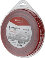 Pièces agricoles - Jardin et forêt pièce adaptable - Fil de coupe Ø 3mm 44m carré rouge Efficacité