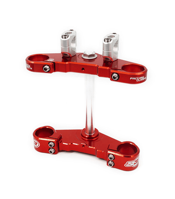 Pièces Quad & Motos - Equipement véhicule - Té de fourche complet S3 Ø38mm rouge Beta fourche origine