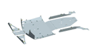 Protection de châssis complète SARRAZIN aluminium Polaris